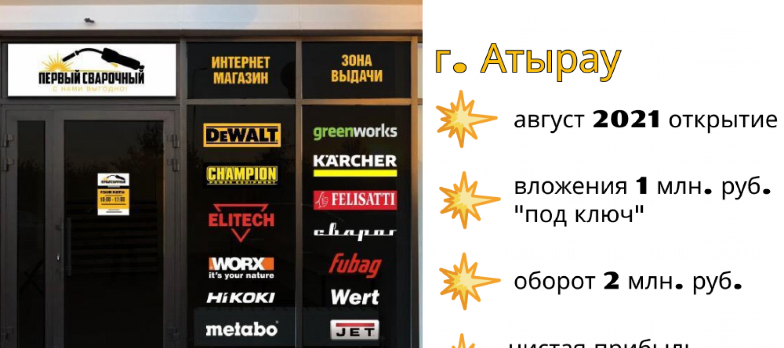 Откройте пункт выдачи заказов «Первый Сварочный»!